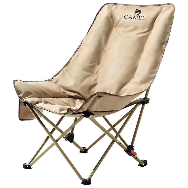 CAMEL Outdoor Portable Folding Camping Recliner Chair Dual-Use Office Nap Cloud Chair 175CH19003D