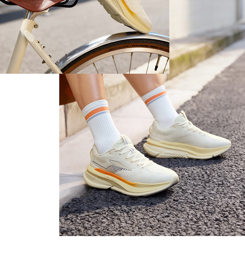 361° Men's Running Shoes Chiyan 6 Spring Summer Breathable Casual Commuter Cushioned Jogging Shoes 672612202-1 28