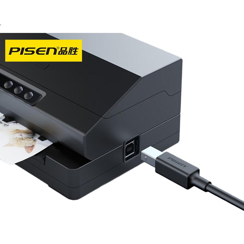 Кабель PISEN Type-C для принтера MIDI на квадратный порт, 2 метра