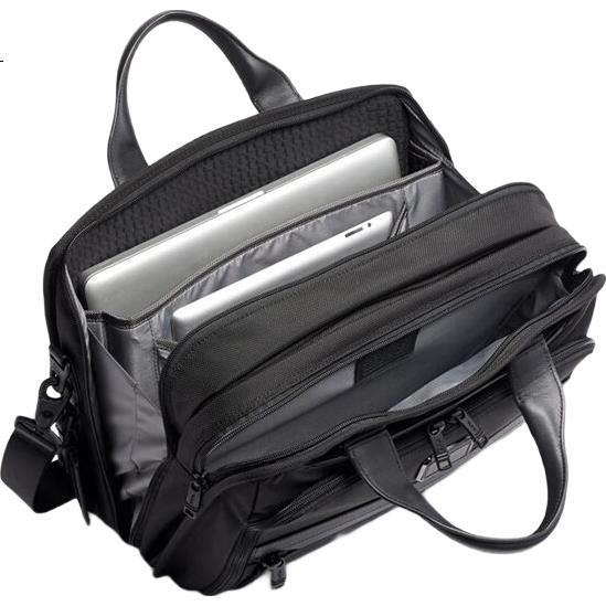 Мужская деловая сумка TUMI Alpha Series, нейлоновая сумка для ноутбука, черная