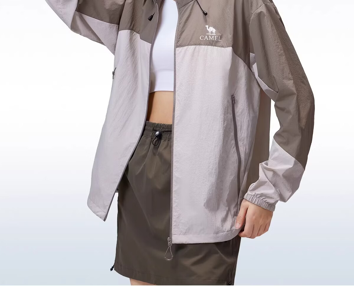 CAMEL Outdoor Sun Protection Jacket 2026 Spring Summer New Unisex Cooling Water-Repellent Sports Coat 8017 2