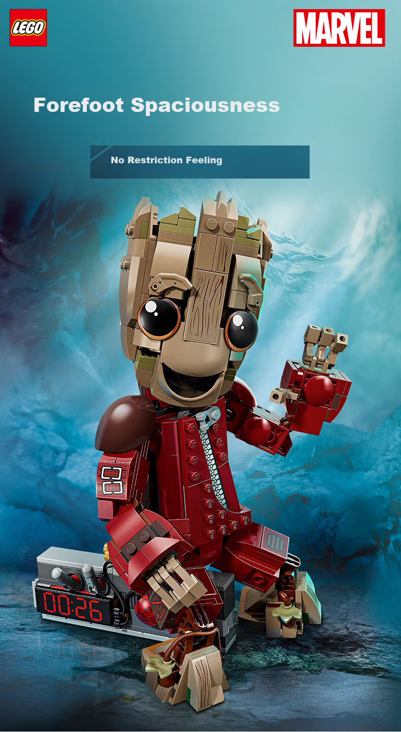LEGO Super Heroes 76341 Ravager Groot Kids Boys Girls Toy Gift New Year Decoration 1