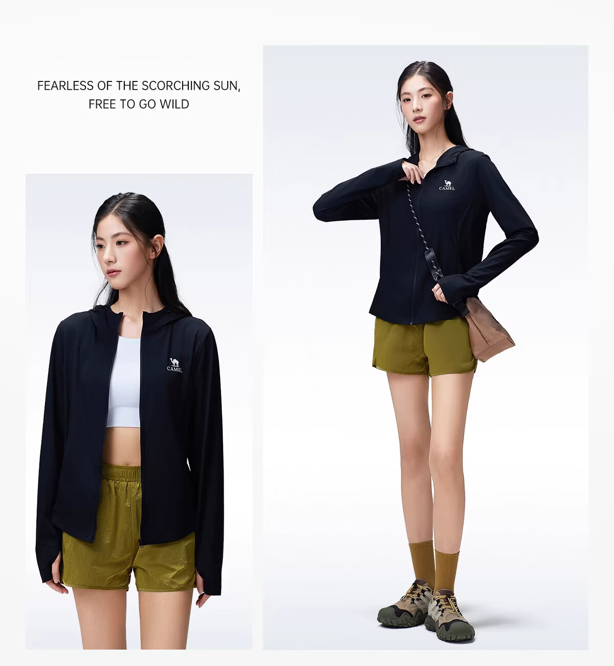 CAMEL Outdoor Original Yarn Sun Protection Jacket 2026 Spring Summer New Unisex UV Protection Breathable Windproof Coat 1002 36