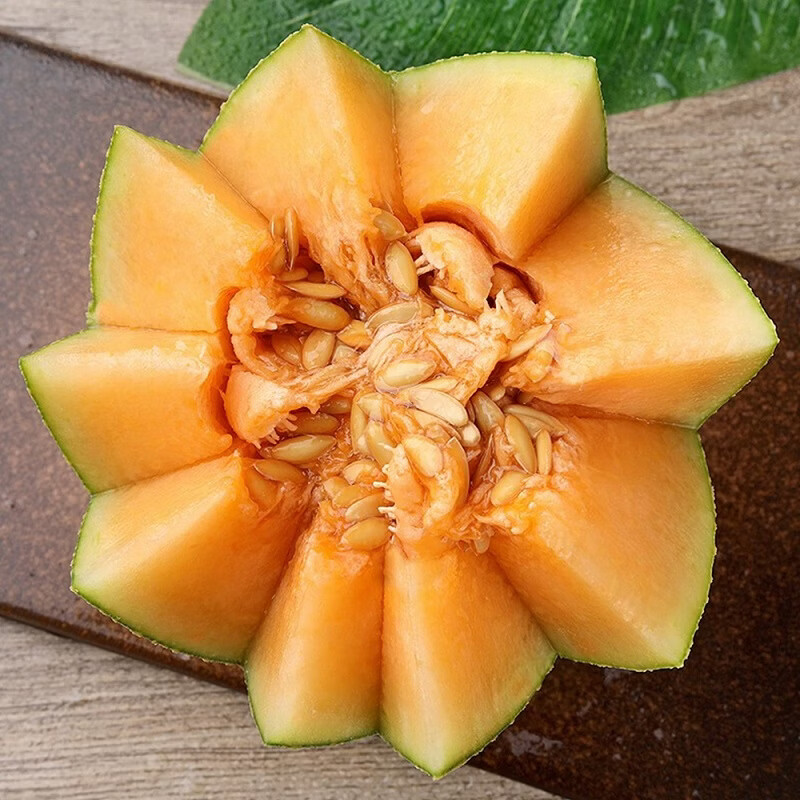 京鲜生 海南哈密瓜西州蜜/西周蜜 3-4粒 净重10-12斤 生鲜水果礼盒