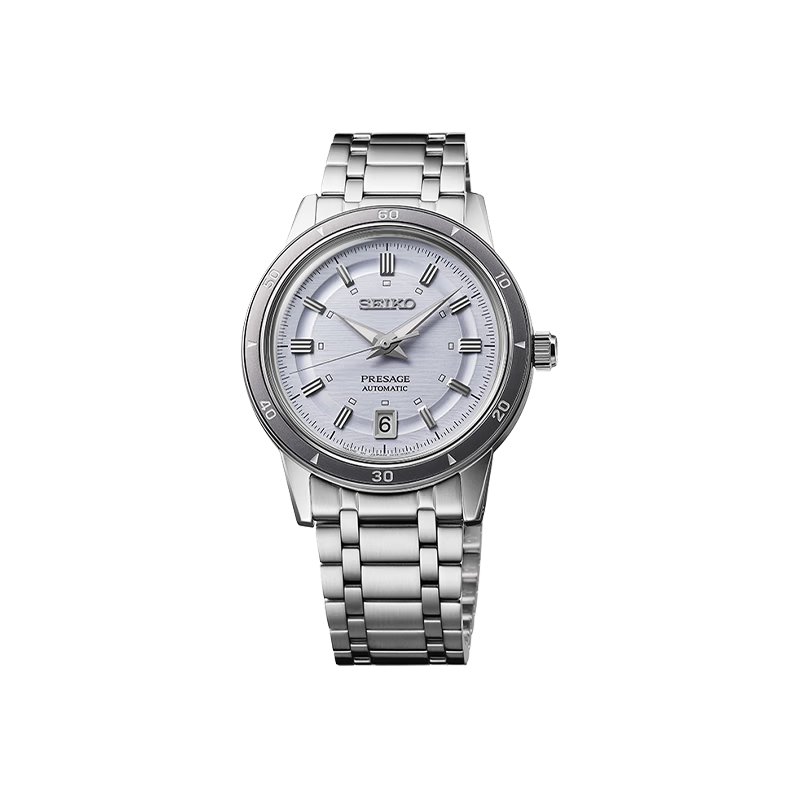 SEIKO Presage Style60's Series Classic Retro Water-Resistant Men's Mechanical Watch SRPL73J1, Qixi Festival Gift