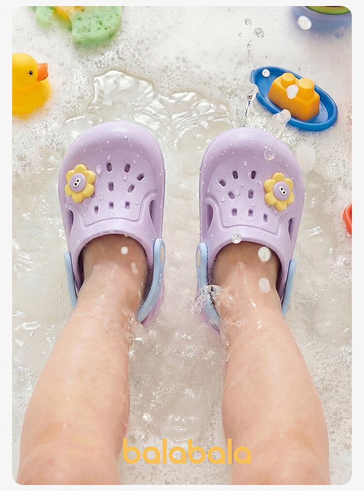 Balabala Boys' Summer Hollow-out Shoes Girls' Soft Sole Slippers Children's Indoor Slippers Toddler Beach Shoes Outdoor Wear 15
