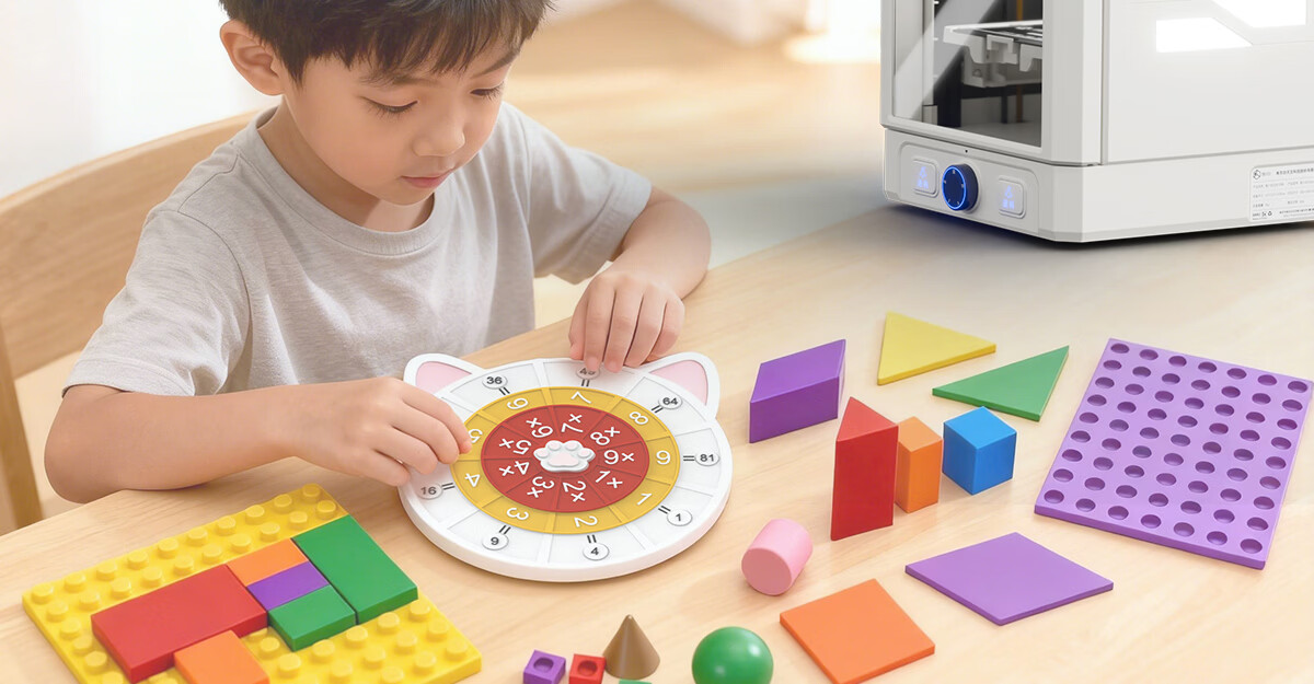 Zhixiaobai Kids 3D Printer Explorer3 Home Learning Small Fully Automatic Leveling High-Speed High-Precision AI Modeling One-Click Printing Cherry Dream Pink Purple 13