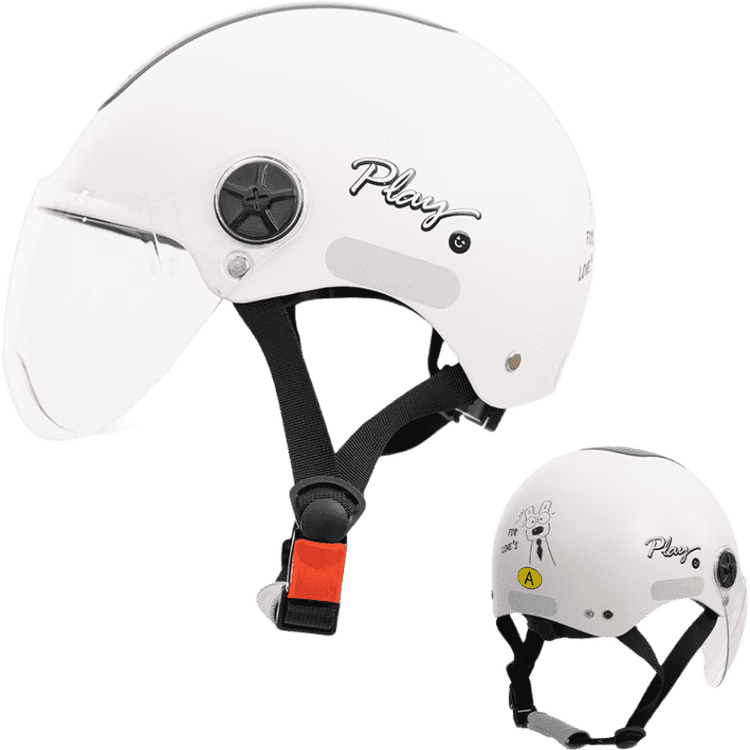 AIMA Electric Scooter Helmet Unisex Sun Protection Summer Half Helmet Four Seasons Universal Electric Motorcycle Safety Helmet Class A 3C Certified