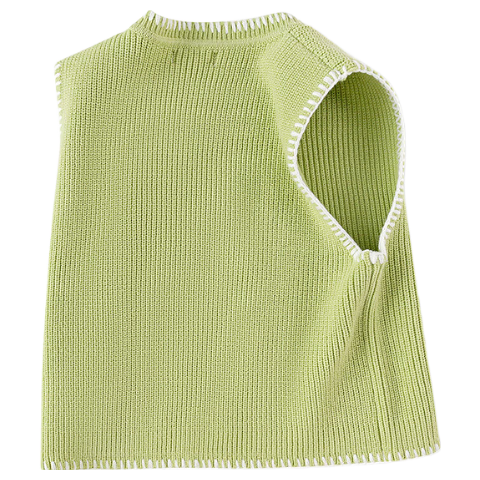 Balabala Kids Embroidered Knit Vest Sweater Girls 2025 Spring Collection [Mall Edition] 201125122001