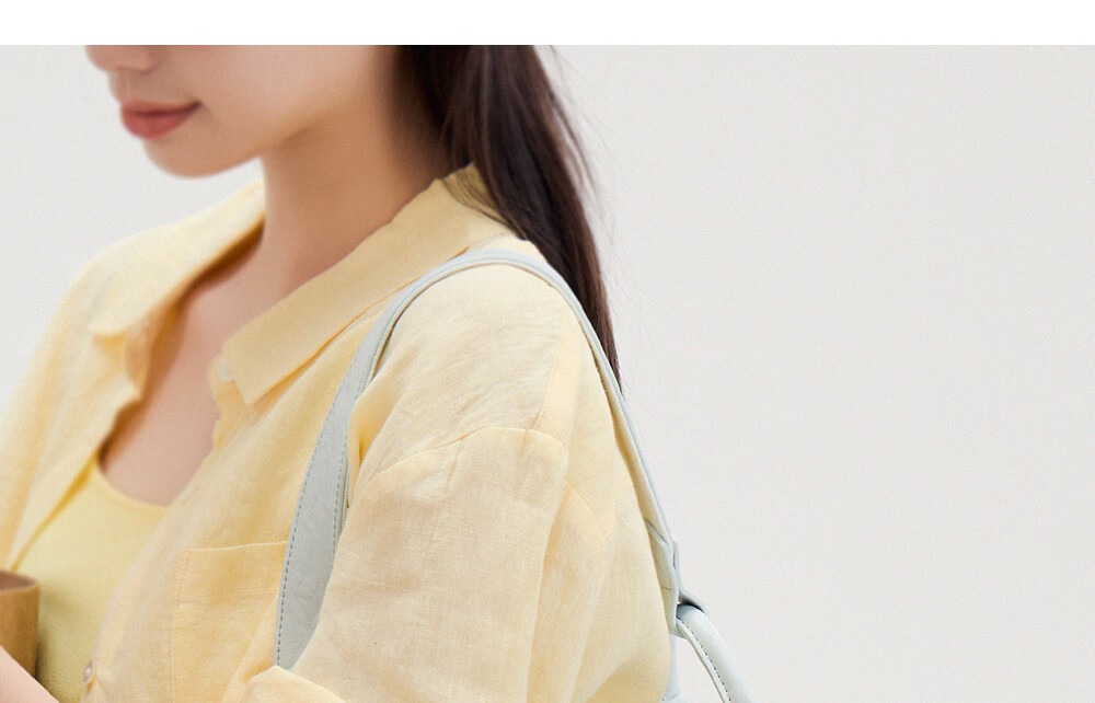 Toutou 2026 New Blue Tote Bag Women's Soft Leather Shoulder Underarm Bag for Work Commuting Birthday Gift for Girlfriend 15