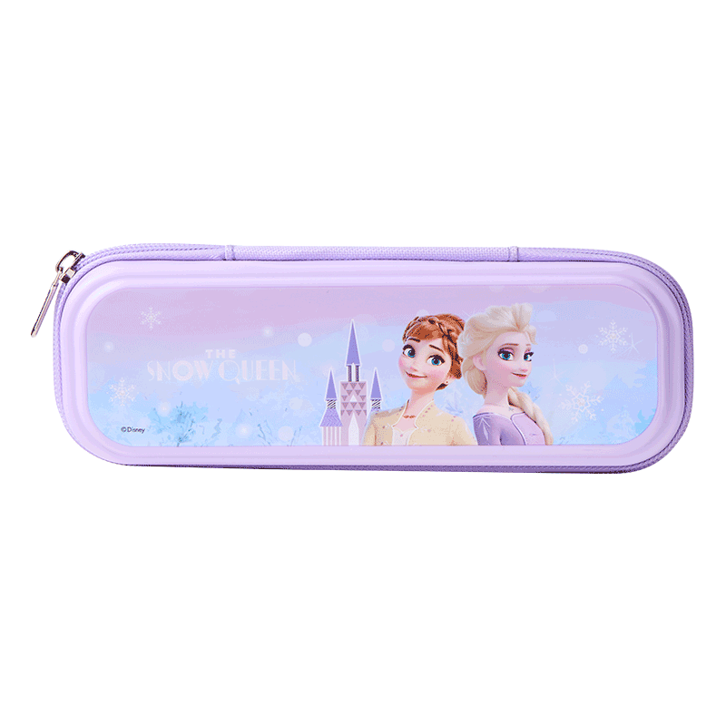 Disney Elsa Princess Stationery Box Pencil Case for Girls Kids School Supplies Kindergarten Storage Bag Back to School Gift