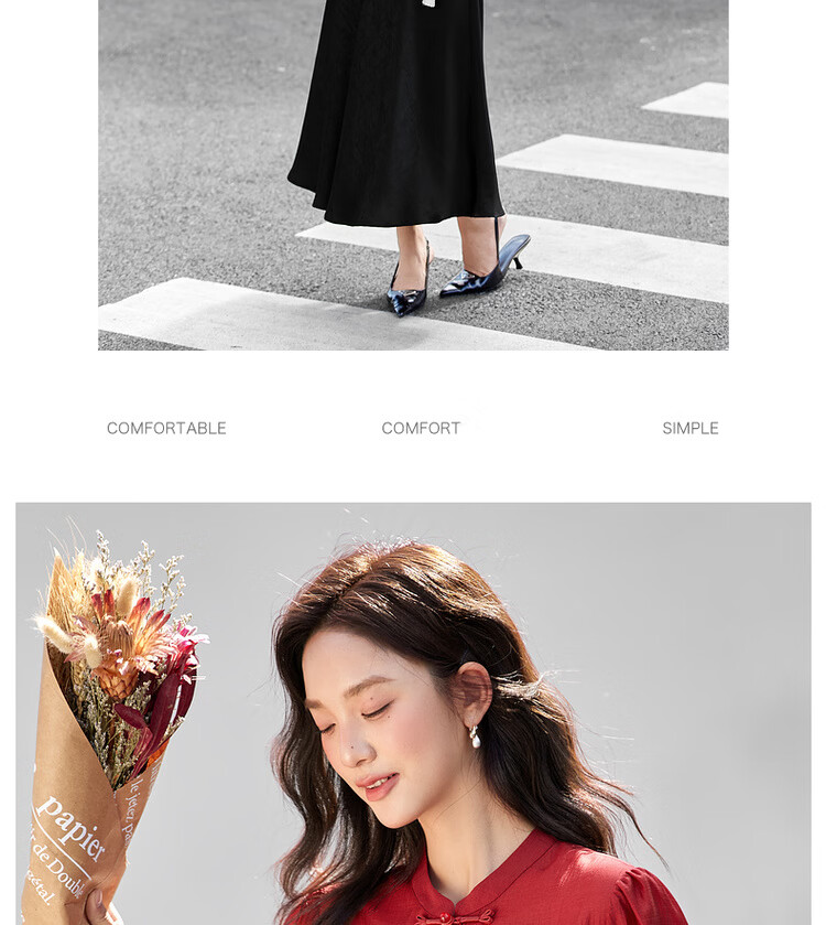Vimly New Chinese Style National Wind Pleated Round Neck Shirt Women New Flowing Shoulder Jacket Top Peacock Blue XL 21