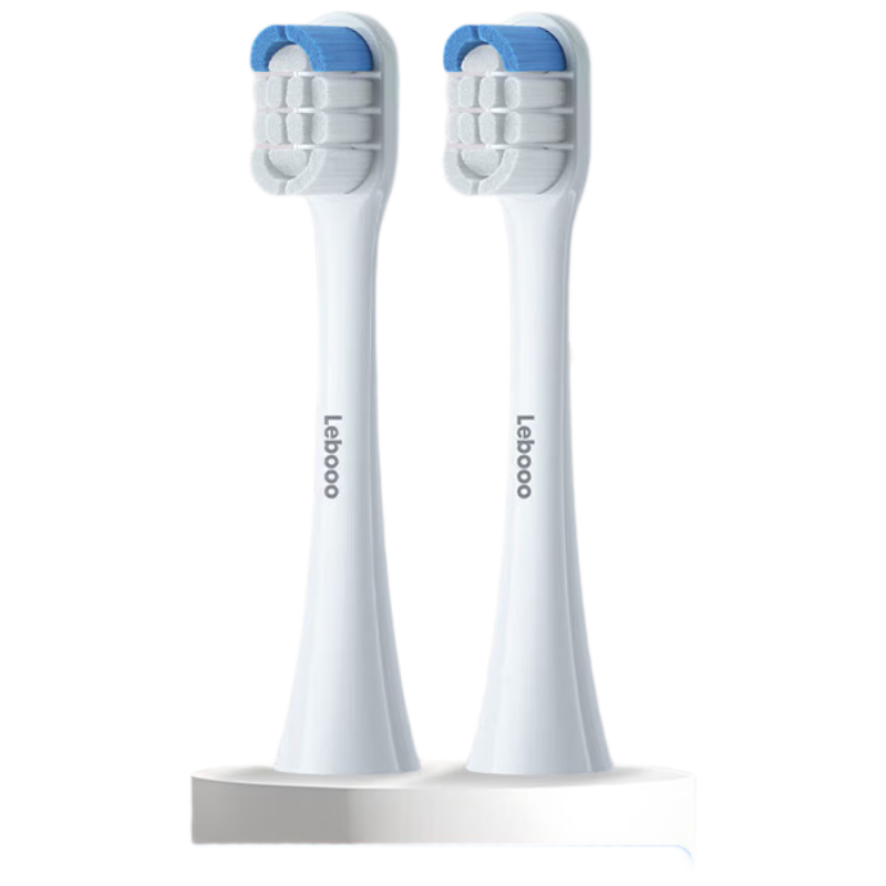 Hongmengzhixuan Libode Smart Electric Toothbrush Star Diamond Edition Brush Head, Deep Whitening Type, 2-Pack (White)