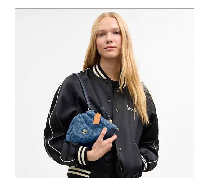 COACH Women's FAYE Classic Logo Shoulder Crossbody Drawstring Cloud Bag CDE45 - Brand Direct Supply 10