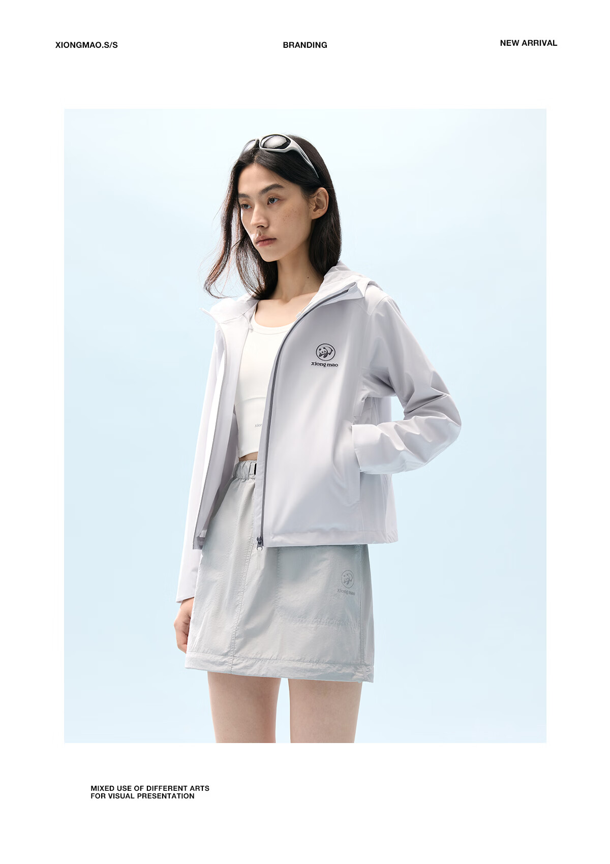 Panda Women's Lightweight Windproof Waterproof Breathable Outdoor Hiking Mountaineering Jacket 2026 Spring Summer B059 23