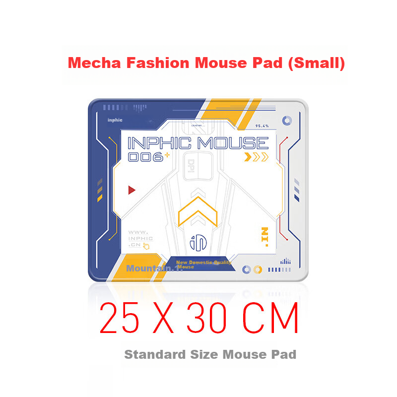 INPHIC PD60 Mouse Pad M6P Mecha Gaming Office Mouse Pad Natural Rubber Non-Slip Washable