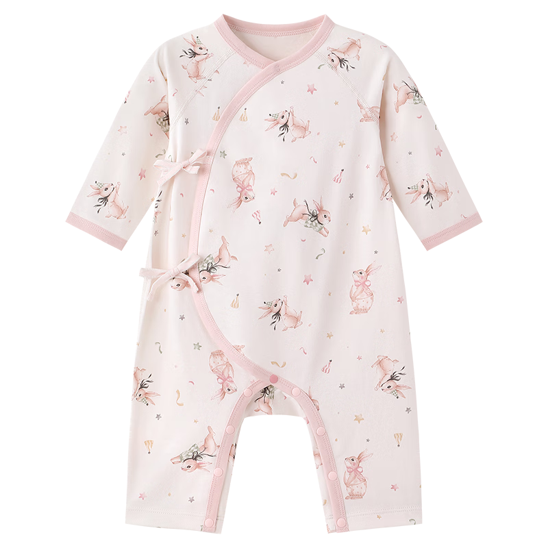 YEEHOO Baby Romper Four Seasons Infant Clothing Long Sleeve Summer Short Sleeve 10A Antibacterial Crawling Suit Newborn