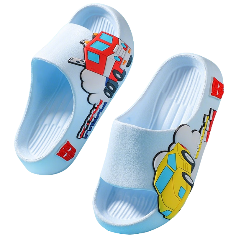 Transformers Boys Summer Slippers Non-Slip Soft Sole Blue 200