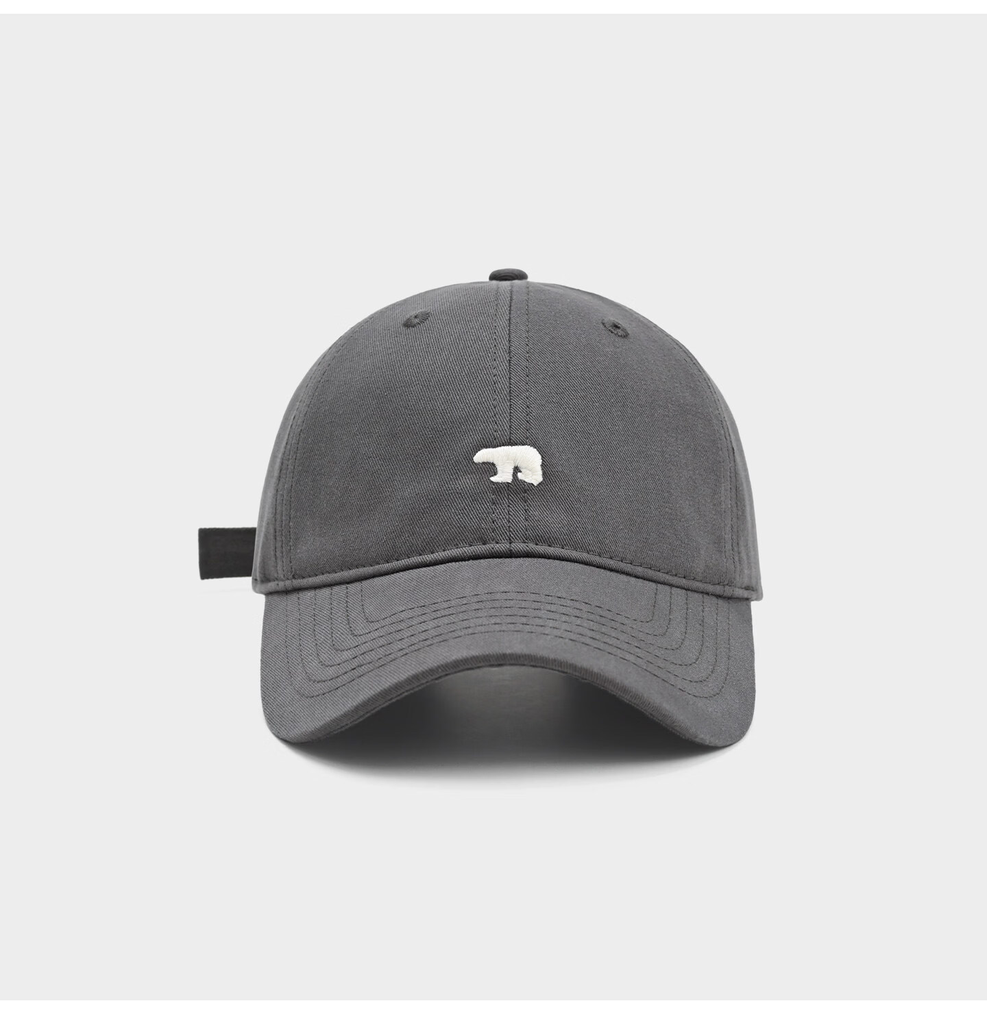 HAOGUAN Baseball Cap Spring Summer New Polar Bear Extra Large Deep Duckbill Hat Women's Wide Brim Slim Face Large Head Men's Cap 14