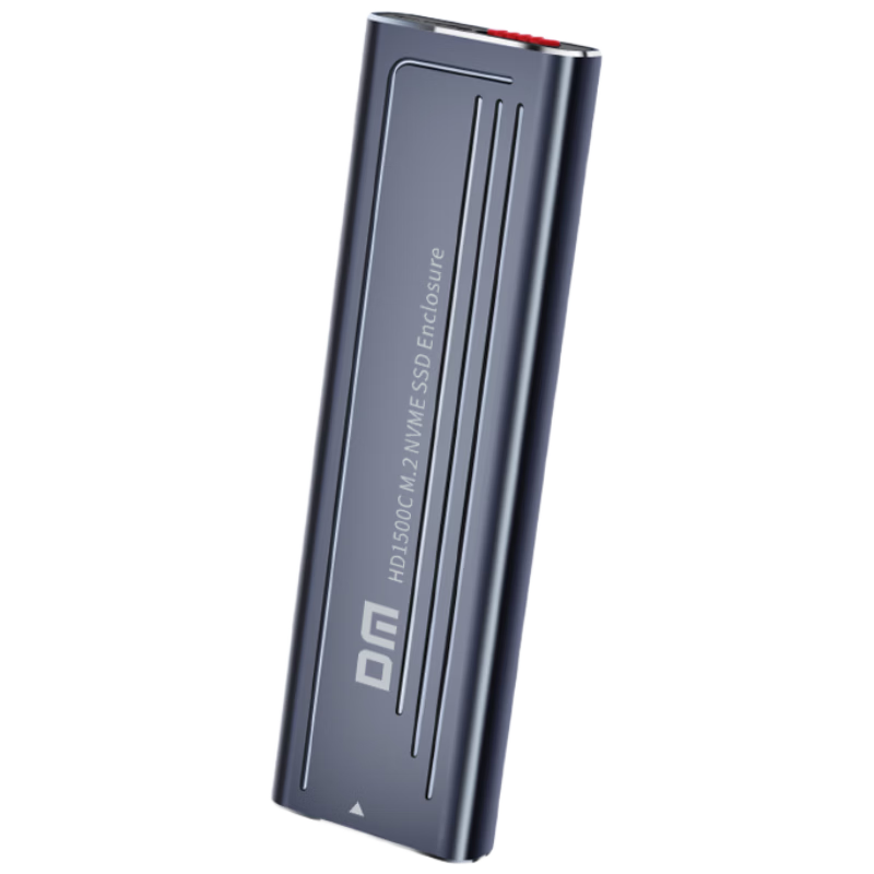 DM Damai M.2 NVMe SSD Enclosure Type-C 3.2 Portable Hard Drive Case for Laptop iPhone 17 External SSD HD1500C
