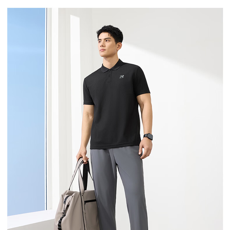 361° Men's Short Sleeve T-Shirt Spring Summer Sports Quick-Dry Running Fitness Polo Shirt 652624109H-5 27