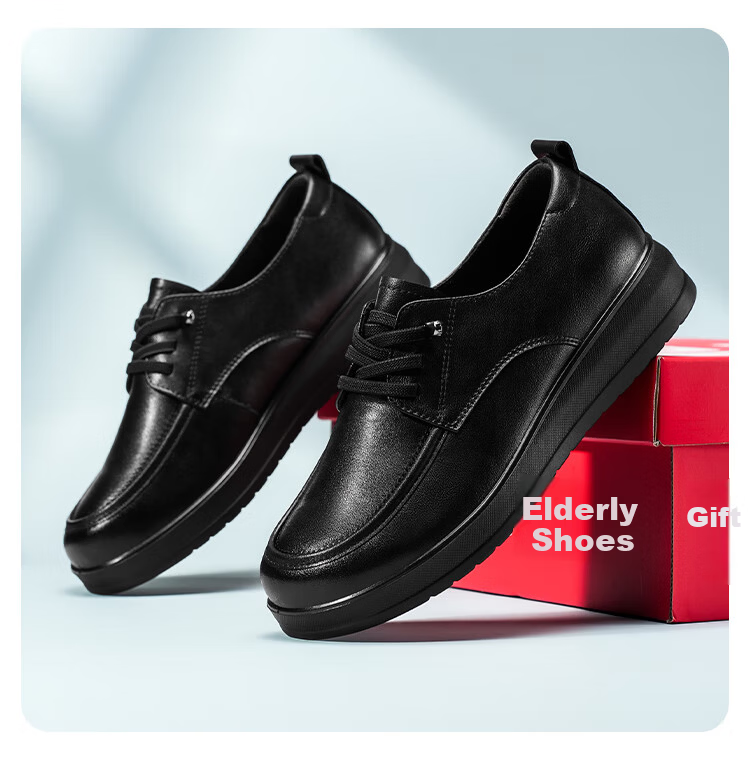 Zulijian Elderly Shoes 2026 Summer Breathable Slip-On Loafers Casual Women's Shoes 6171K Black Size 40 4