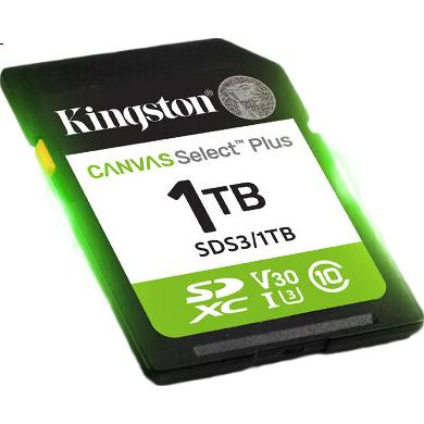 Kingston 1TB SD Memory Card U3 V30 Camera Memory Card SD Large Card High-Speed Continuous Shooting Read Speed 150MB/s