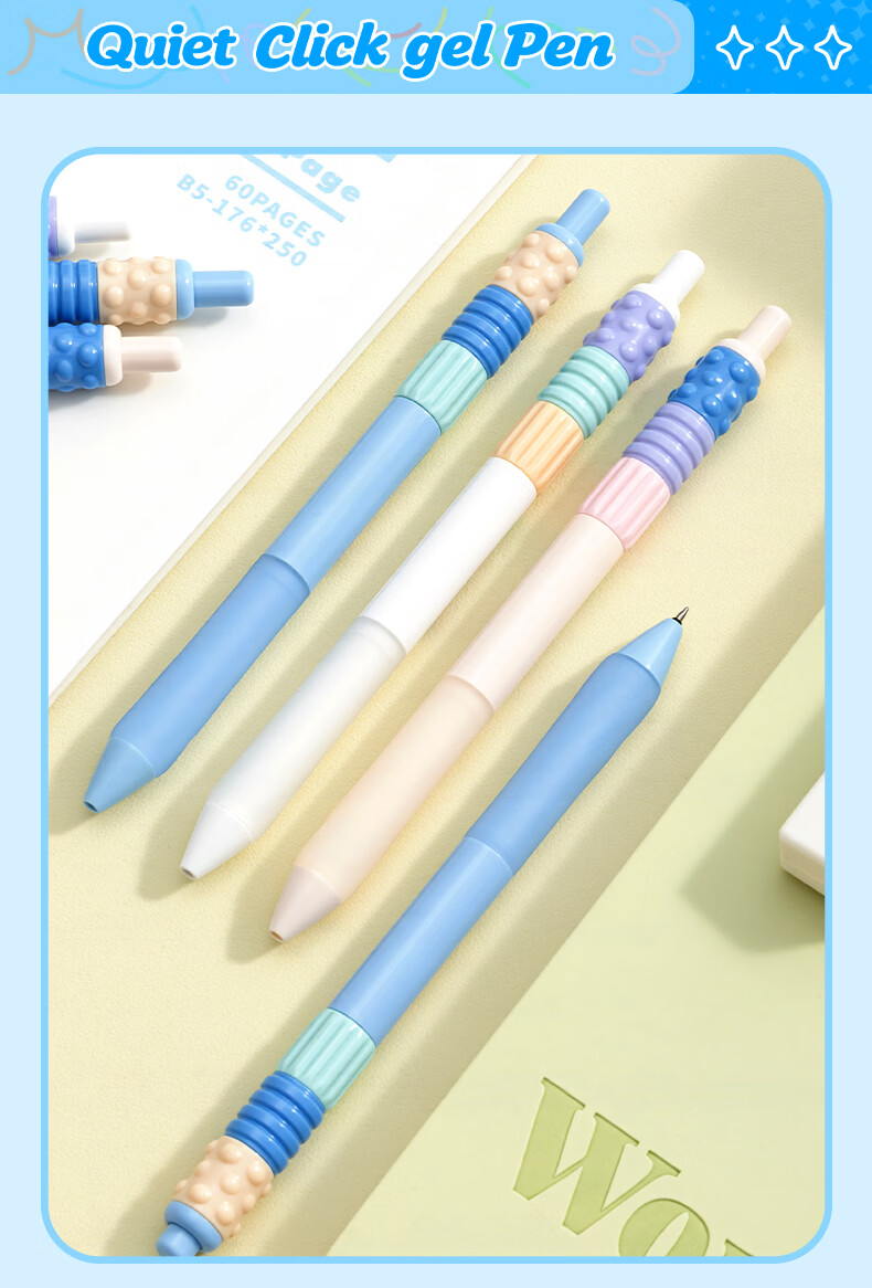 AIHAO Detective Conan 0.5mm Retractable Gel Pen Student Exam Water-Based Quick-Dry Black Pen 3-Pack DGP435A 9