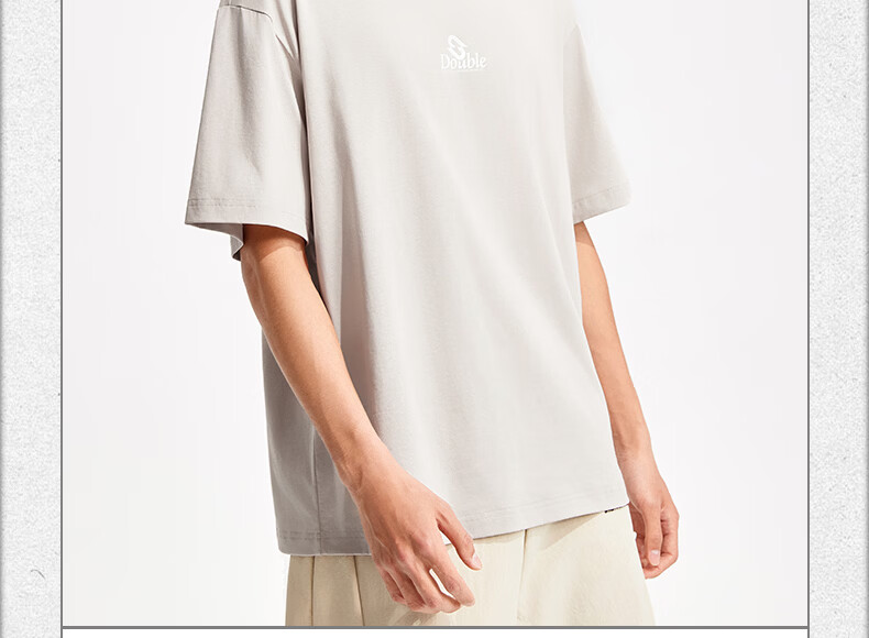 361° Men's Short Sleeve T-Shirt Summer New Sports Running Loose Casual Trendy Top 632519115D-9 52