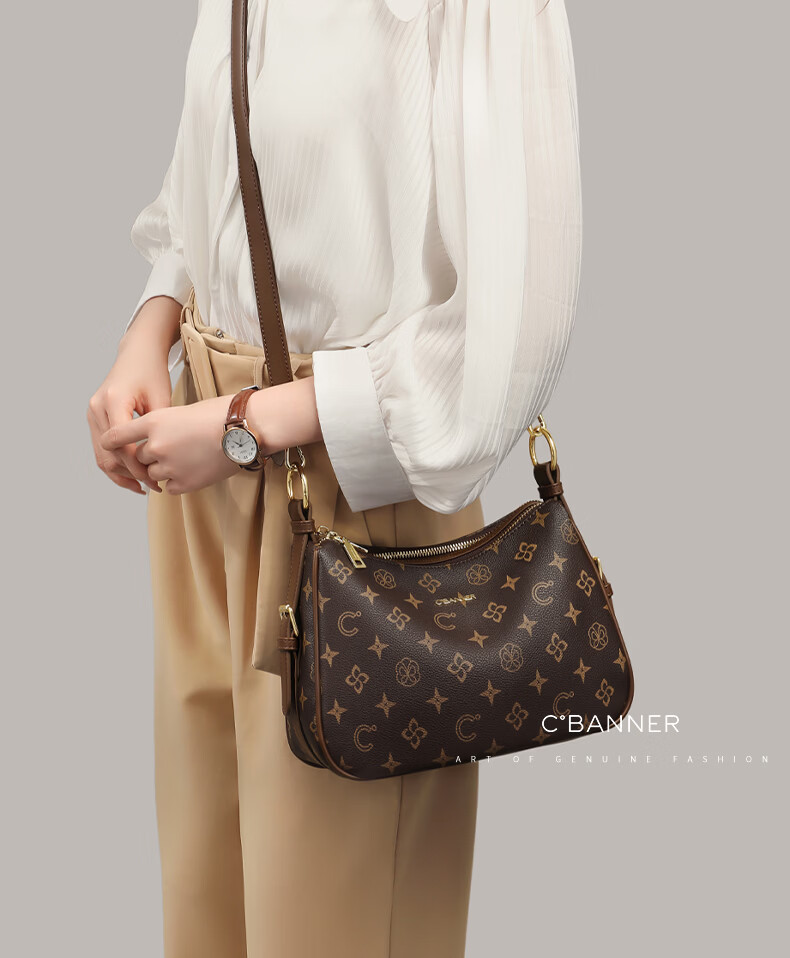 C.BANNER Women's Bag Crossbody Shoulder Printed Underarm Bag Luxury Birthday Gift for Girlfriend Wife 1
