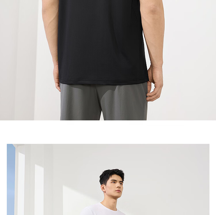 361° Men's T-Shirt Spring Summer New Quick-Dry Loose Fitness Sports Casual Short Sleeve Cool Top 652624124-6 15