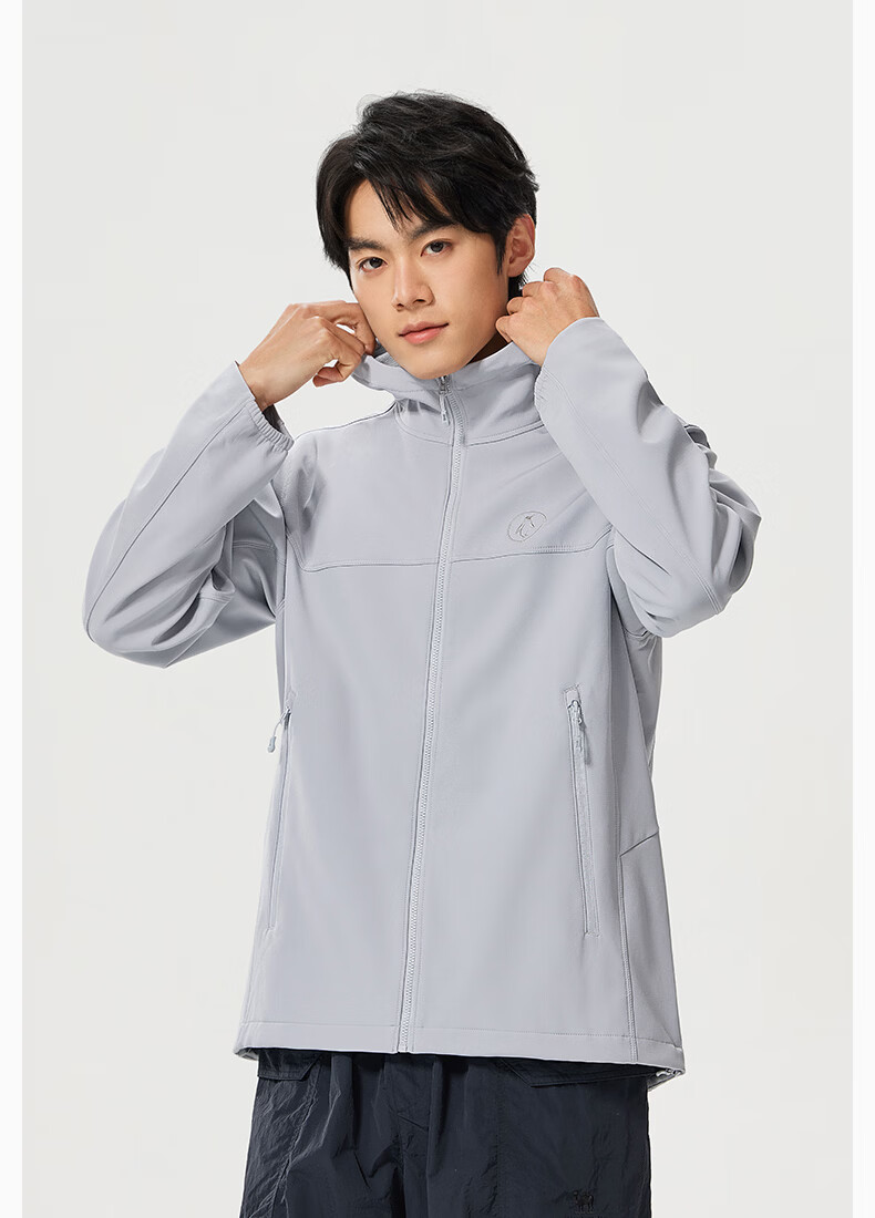 Penguin Slim Fit Softshell Jacket Unisex Korean Style Couple Warm Outdoor Coat 109 17
