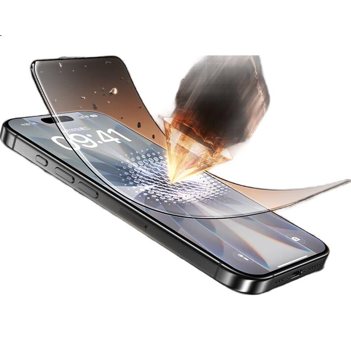 Защитное стекло SmartDevil для iPhone Air, полное покрытие, HD, взрывозащищенное, противоударное, антиотпечатки, гладкое касание, защита слухового динамика, 2 шт.