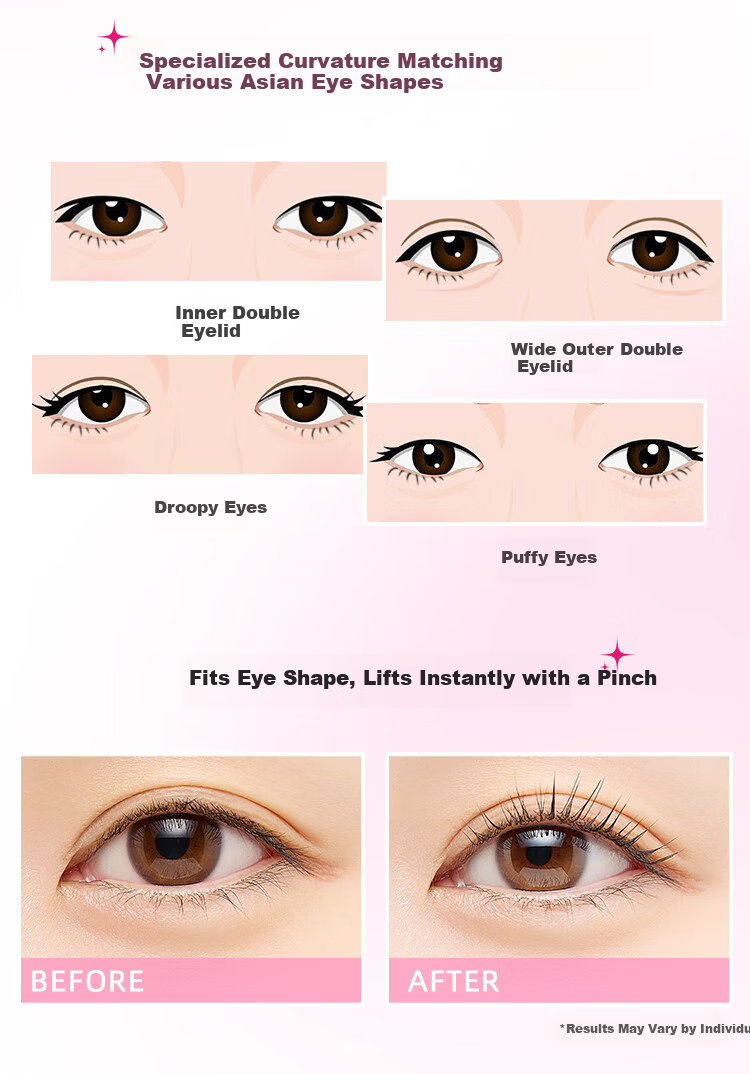 Kiss Me Hanayome Mascara Curler Beauty Tool Designed for Asian Eye Shape 3