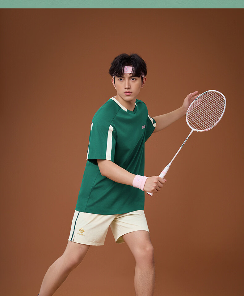 KUMPOO 25th Anniversary Limited Edition Badminton Shoes Anti-Twist Non-Slip Shock Absorption Training Shoes KH-G828.25th Green/Pink Size 35 20