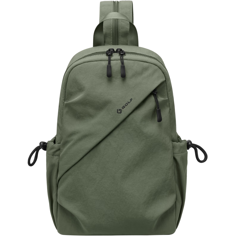 GOLF Men's Chest Bag Lightweight Crossbody Shoulder Bag Unisex Dual-Shoulder iPad Outdoor Cycling Sports Backpack