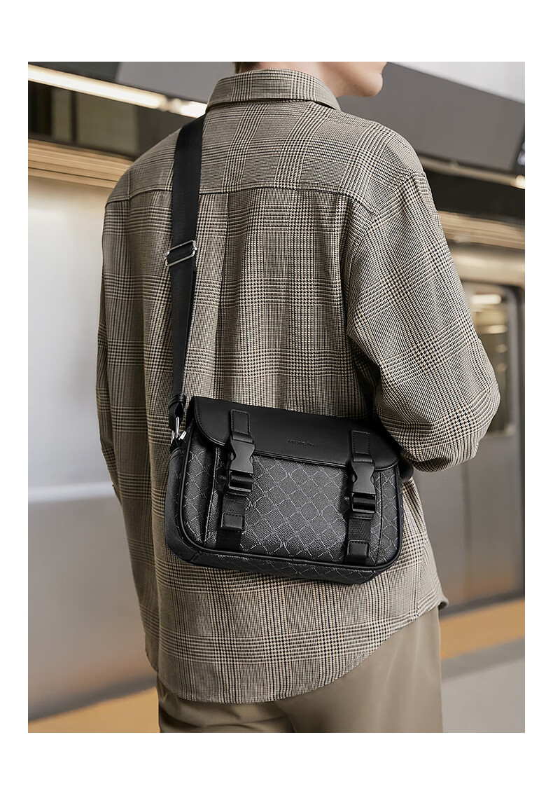 MEXICAN Men's Printed Casual Commuter Crossbody Shoulder Bag Phone Bag Birthday Gift High-end Light Luxury 2