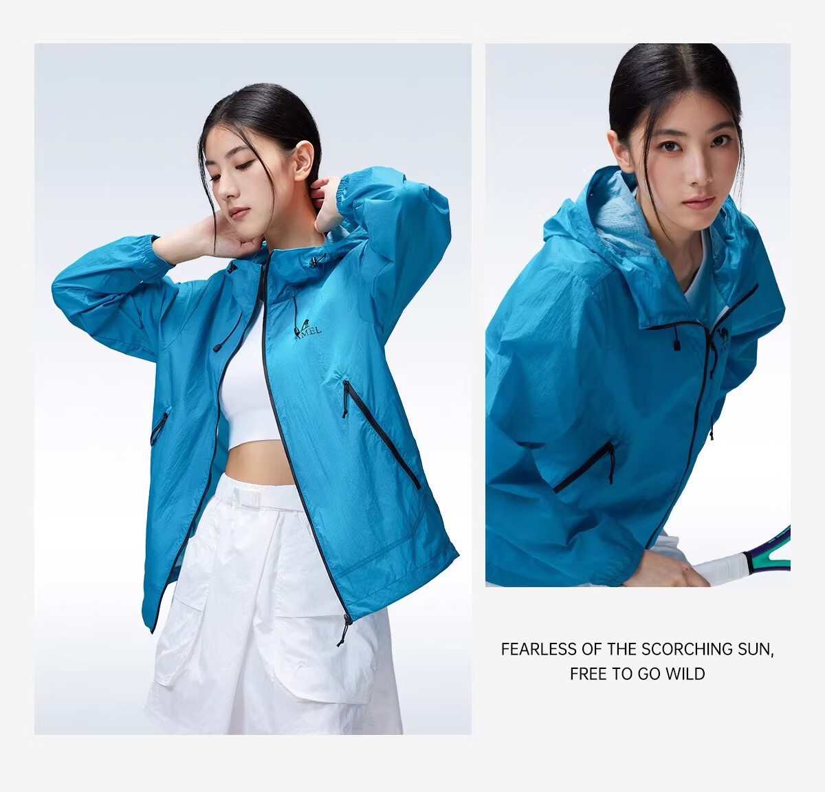 Camel [Wang Junkai Edition] 2026 Spring Summer Unisex Breathable Cooling Windproof Water-Repellent Sports Jacket 30