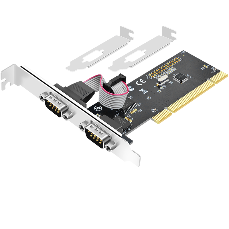 EB-LINK PCI Serial Port Card, Computer COM Port Expansion Card, RS232 Industrial Computer, 9-Pin Adapter Card