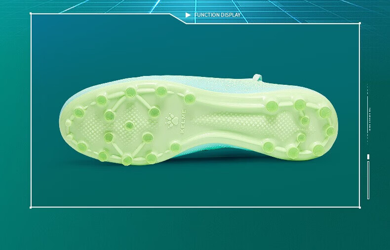KELME Men's Adult Football Shoes Jidian 2.5MG Professional Anti-Slip Shock Absorption Breathable Training Cleats for Soccer and Ultimate Frisbee 10