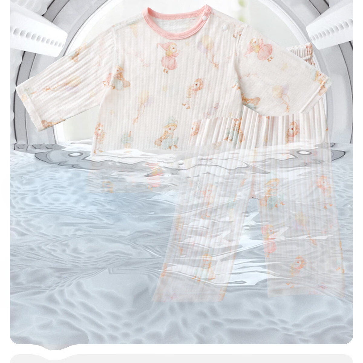 JOYNCLEON Baby Pajamas Pure Cotton Class A Summer Thin 3/4 Sleeve Air Conditioning Children's Homewear Set JTz176219 13