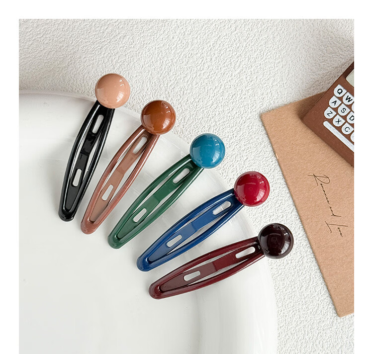 CHIMERA 5-Piece Colorful Hair Clips Set for Kids Girls Bangs Side Clips Front Hairpin BB Clips Birthday Gift 13