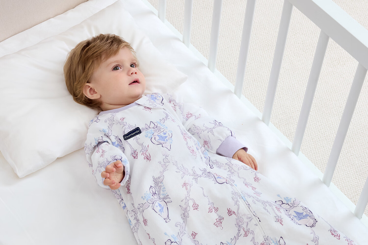 DOMIAMIA Baby Sleeping Bag All-in-One Four Seasons Universal 2-in-1 Anti-Kick Quilt Six-Layer Gauze Velvet Rabbit S 21-25℃ 2