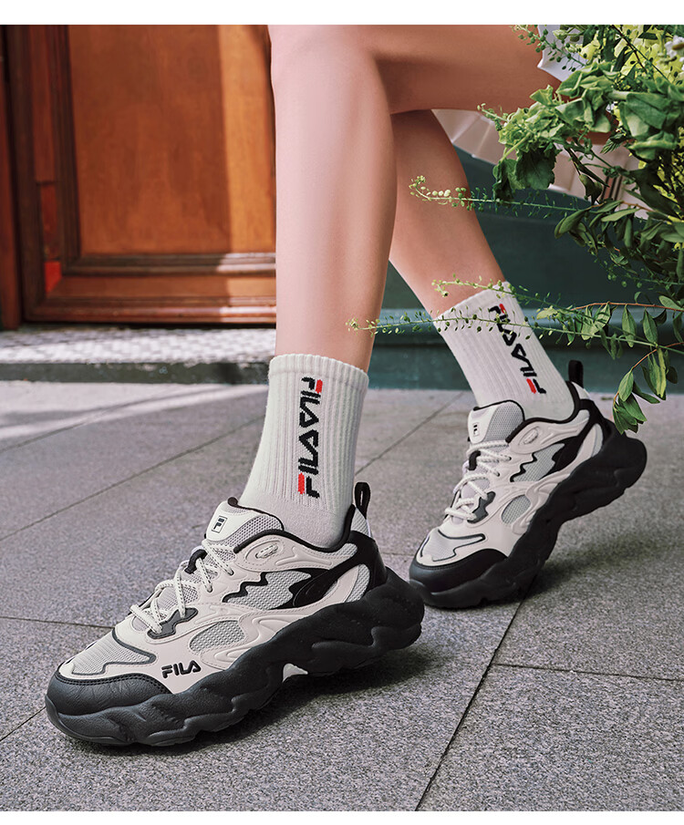 FILA Official Yang Mi Same Style Fern 2S Women's Dad Sneakers 2026 Spring Casual Platform Sports Shoes 15