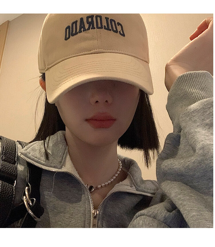 Ning'an Men's Baseball Cap Large Head Circumference Duckbill Hat New Wide Brim Enlarged Deepened Sunshade Sunscreen Hat for Women 11