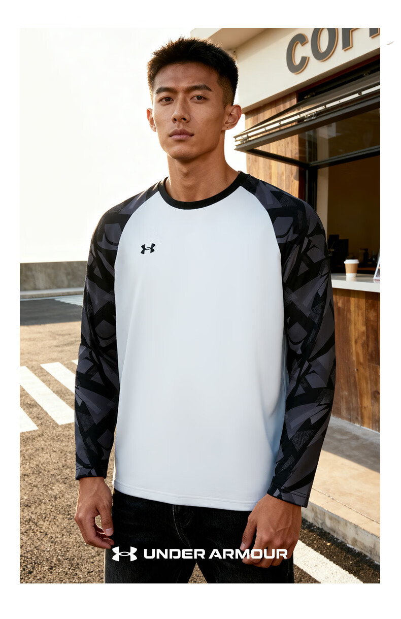 Under Armour Men's Long Sleeve T-Shirt Sweatshirt Crewneck Loose Casual Trendy Breathable Sports Running Warm Pullover 15