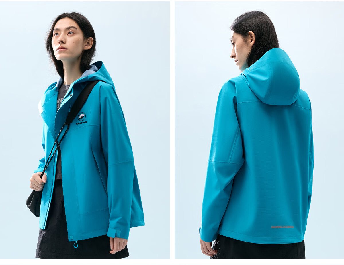 Panda [Play Wild] Single-Layer Shell Jacket 2026 Spring Summer Waterproof Windproof Abrasion-Resistant Fluorine-Free Mountaineering Outdoor Hiking Coat B060 34