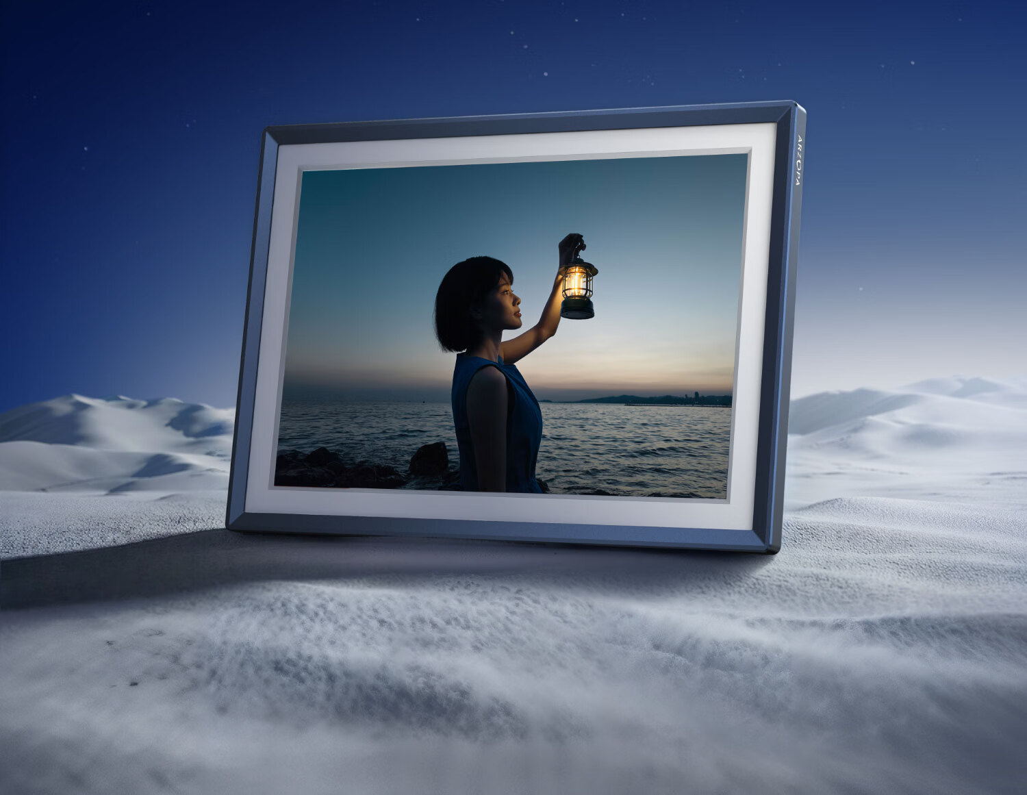 ARZOPA D14 Inch Digital Electronic Photo Frame Smart Cloud Frame Digital Album Photo Video Touch Display Desktop/Wall Mount Premium Gift Recommendation 2