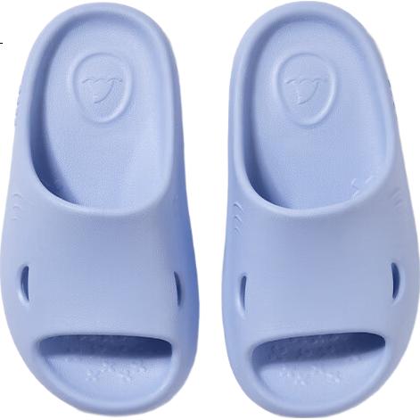 Детские шлепанцы Poxi, нескользящие, для ванной и дома, персиковый розовый