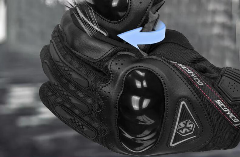 SCOYCO MC146 Motorcycle Riding Gloves, Full-Finger Gloves, Comfortable, Anti-Fall, Breathable, Suitable for Commuting And Daily Use, All Seasons, for Men And Wome 4